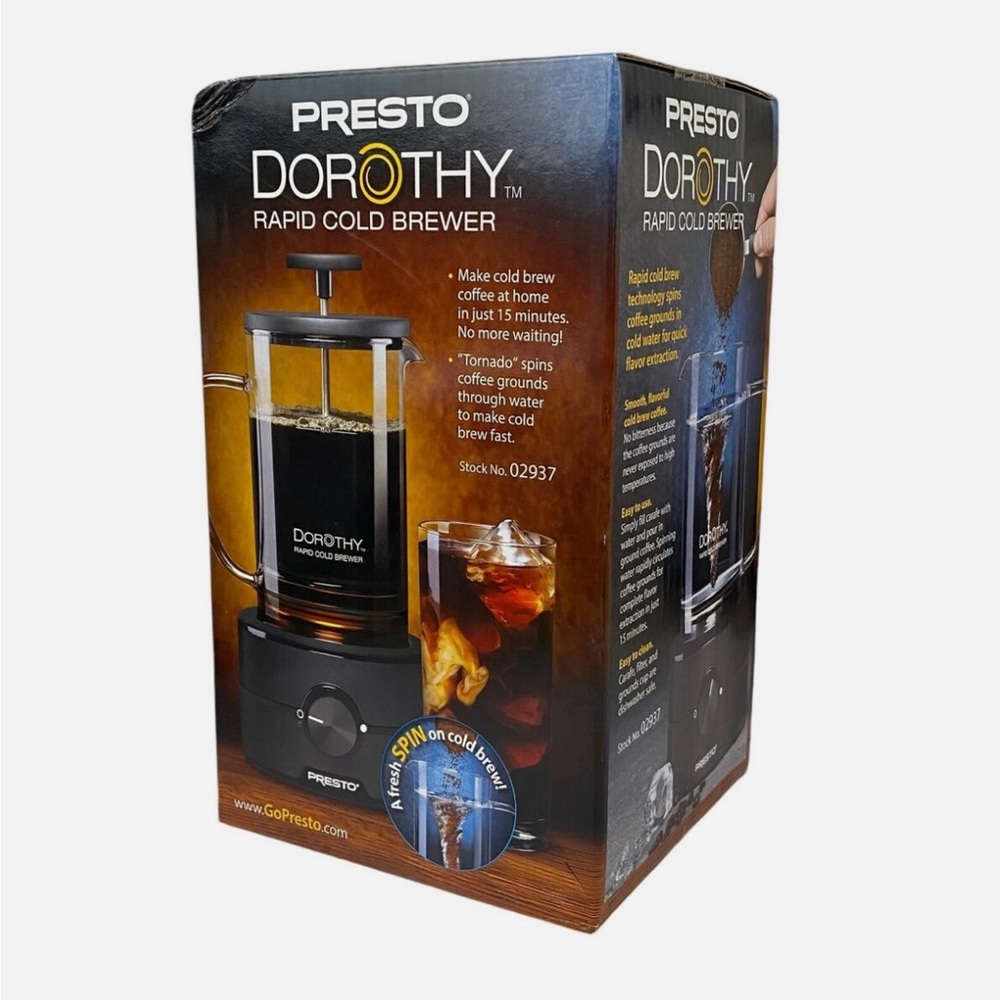 Presto Dorothy 22 oz Electric Rapid Cold Brew Coffee Maker